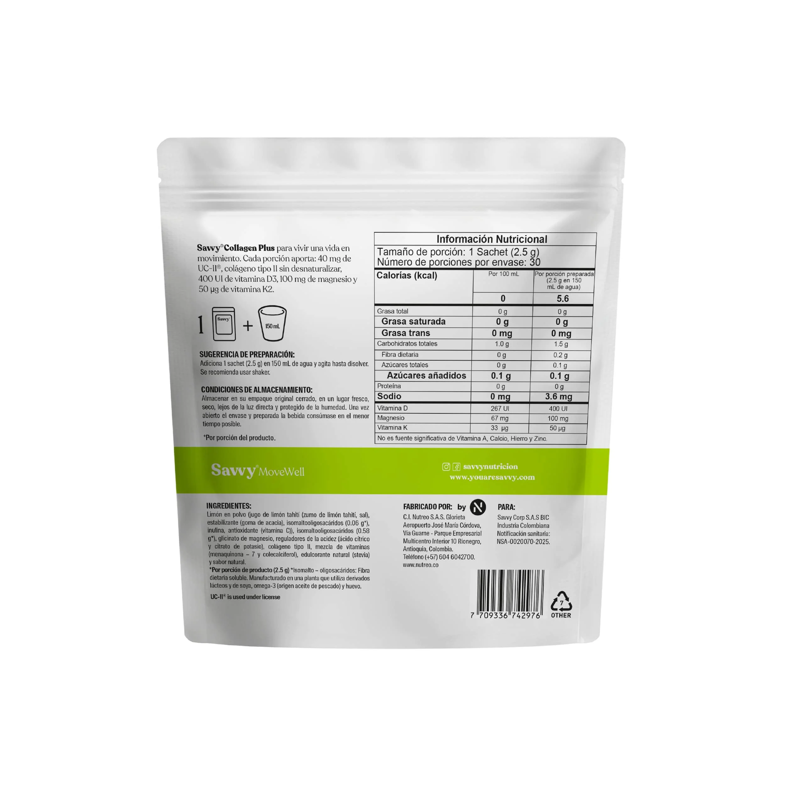 Colágeno UC-II | Collagen Plus 75g - Image 3