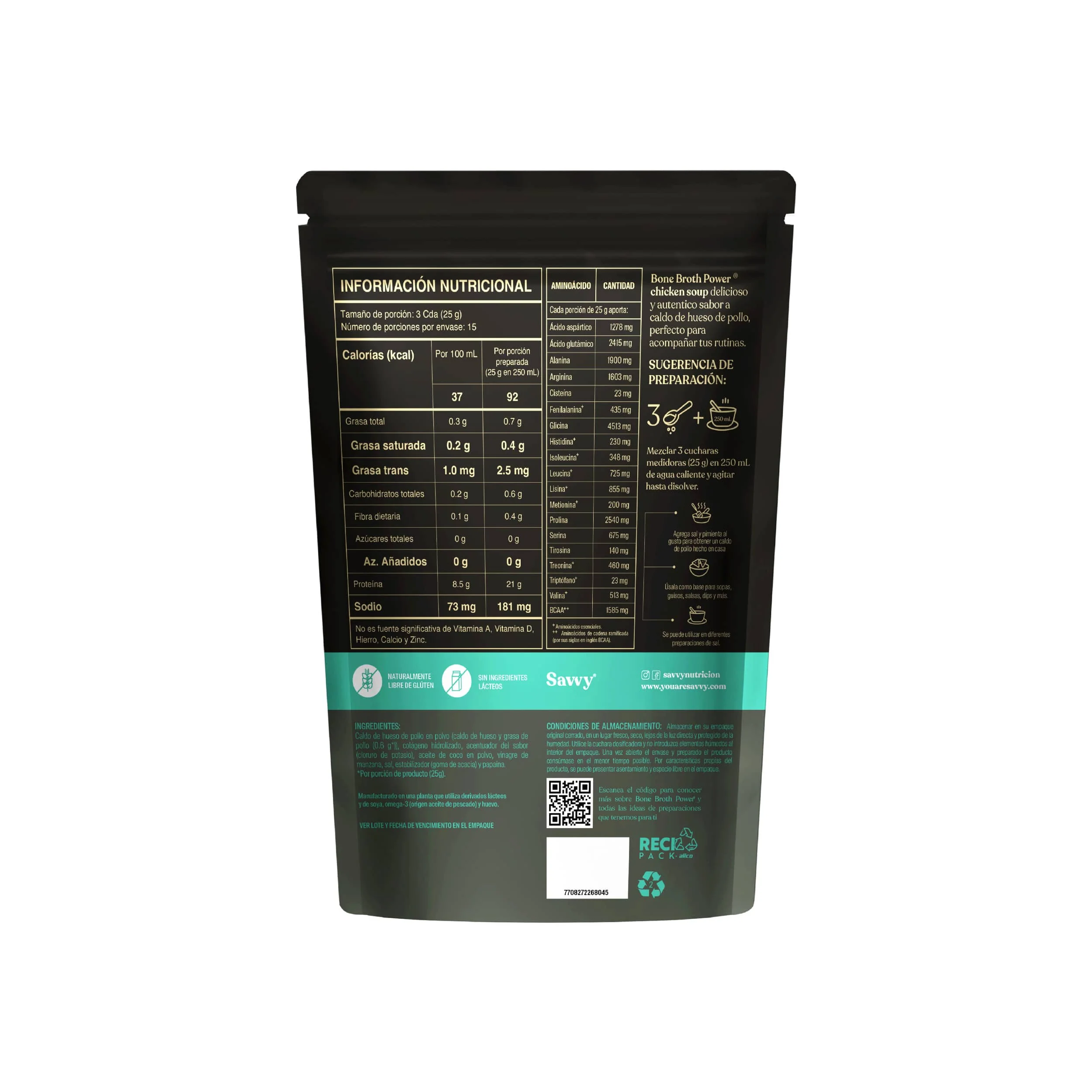 Proteína | Bone Broth Power® chicken soup 375g - Image 4